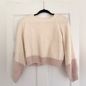 Kittenish cropped sweater